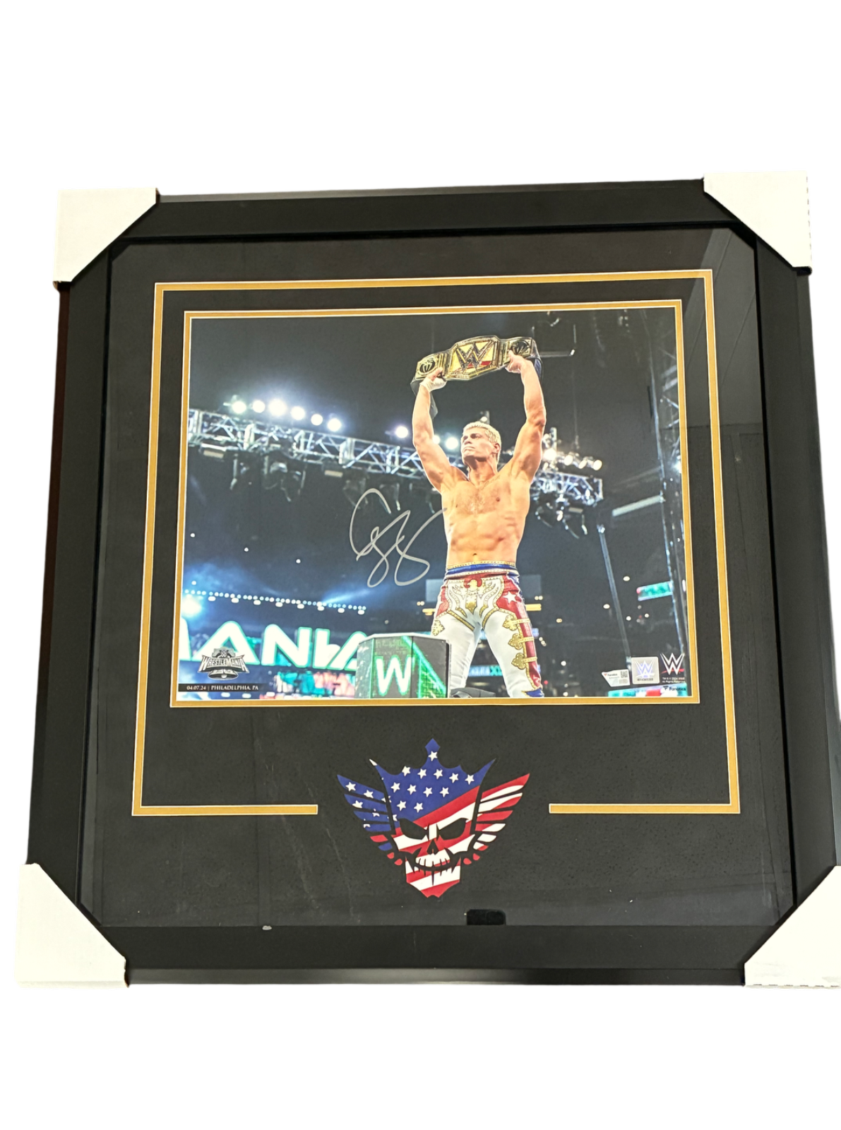 Cody Rhodes Signed Autographed WWE 16x20 Custom Framed Photo Fanatics Authentic