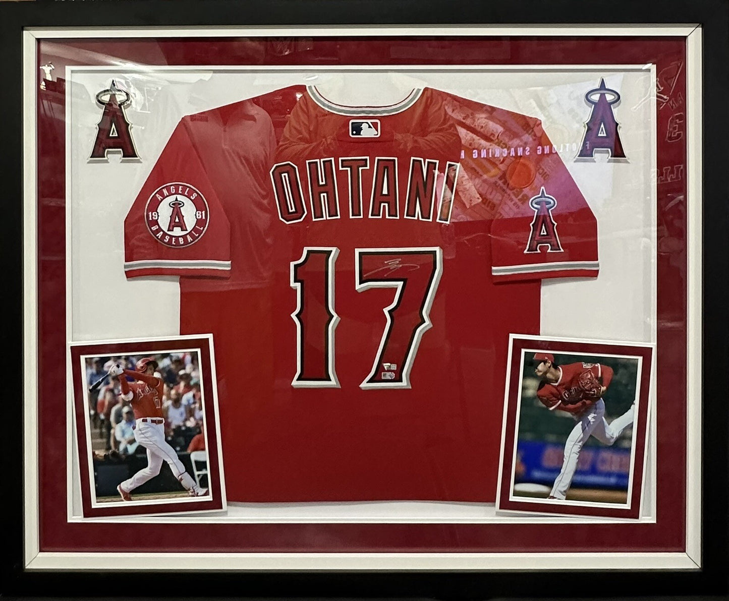 Shohei Ohtani Framed Authentic Angels Jersey Rookie Year Signature Fanatics COA