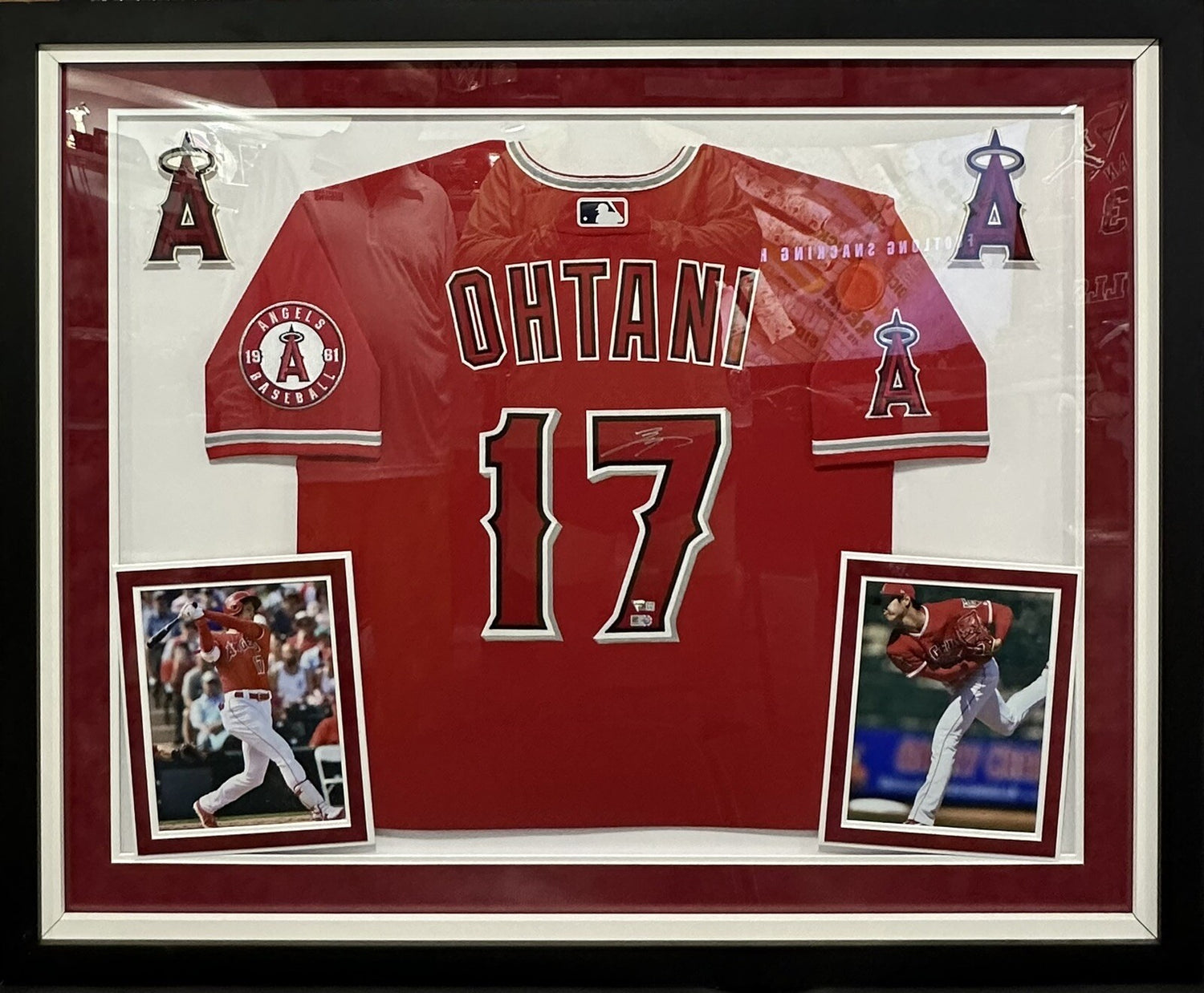 Shohei Ohtani Framed Authentic Angels Jersey Rookie Year Signature Fanatics COA