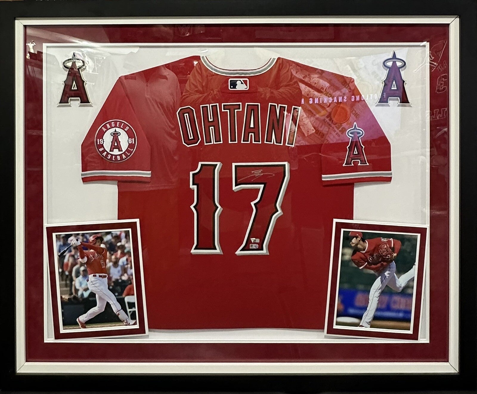 Shohei Ohtani Framed Authentic Angels Jersey Rookie Year Signature Fanatics COA