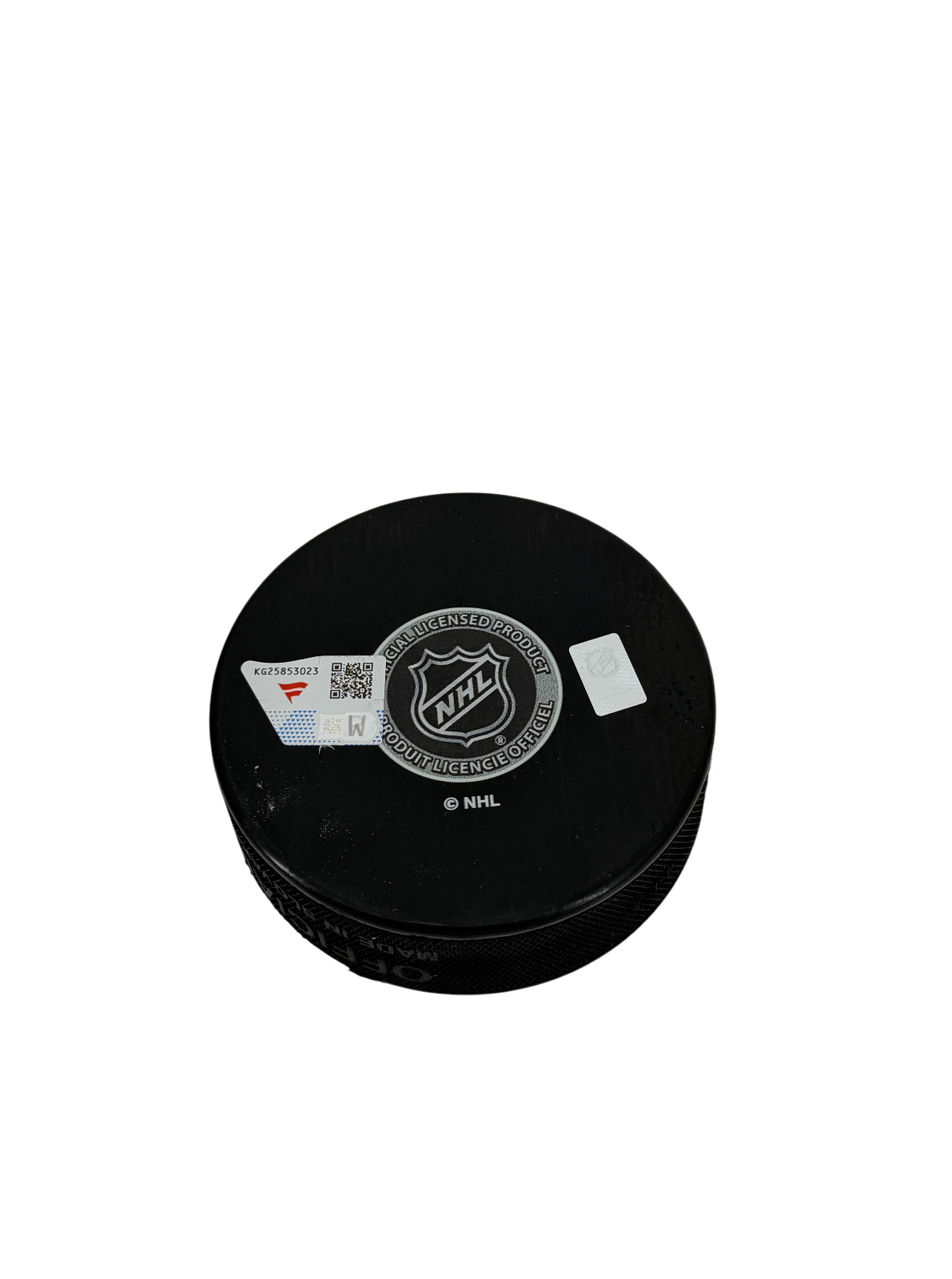 Jordan Eberle Signed Autographed NHL Kraken Puck Fanatics Authentic
