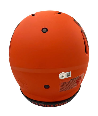 Quinshon Judkins Signed Autographed Browns Authentic Speed Rave Helmet BAS COA