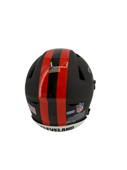 Denzel Ward Signed Autographed Inscribed Browns FS Helmet Prime Time Witness