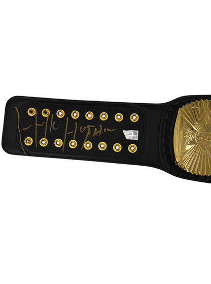 Hulk Hogan Signed Autographed WWE World Champion Authentic Belt Fanatics