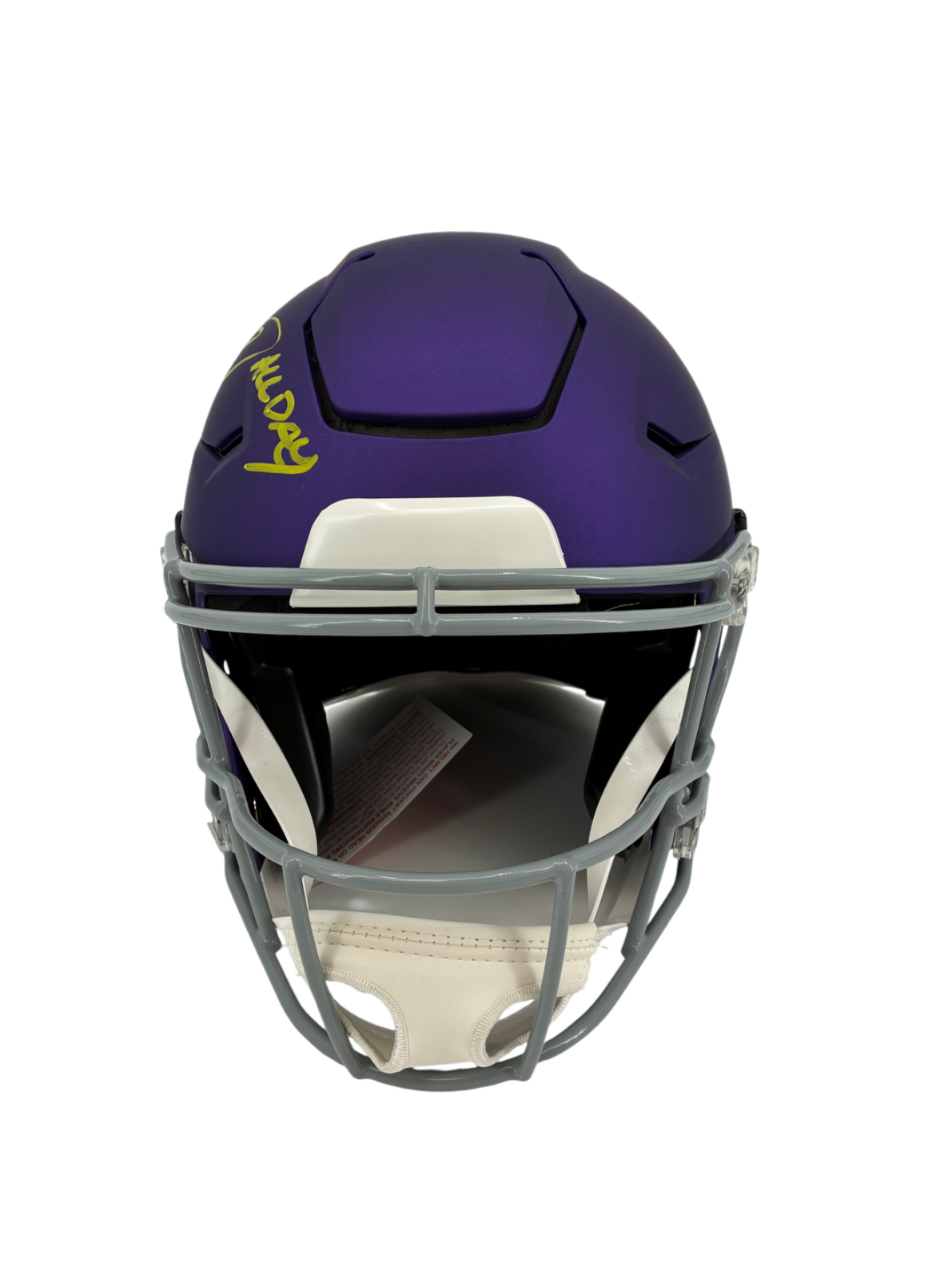 Adrian Peterson Signed Autographed Inscribed Vikings FS Helmet JSA COA