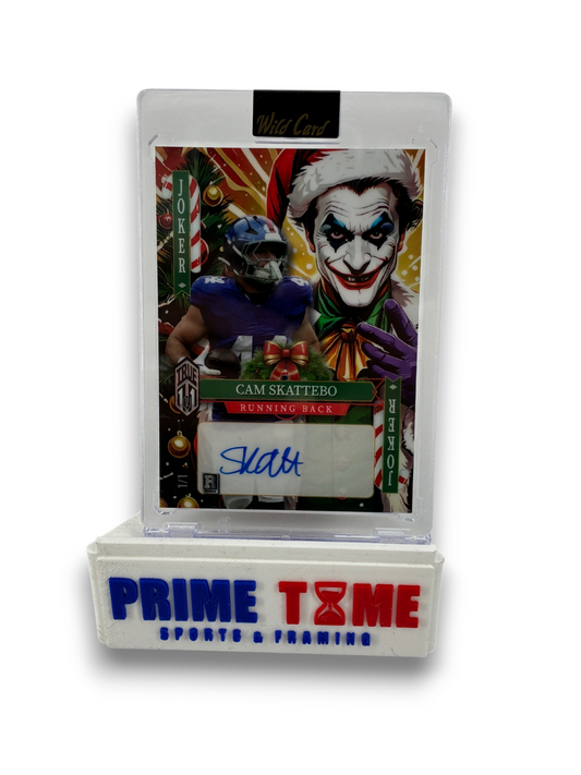 Cam Skattebo NY Giants 1/1 Rookie Auto Wild Card Joker