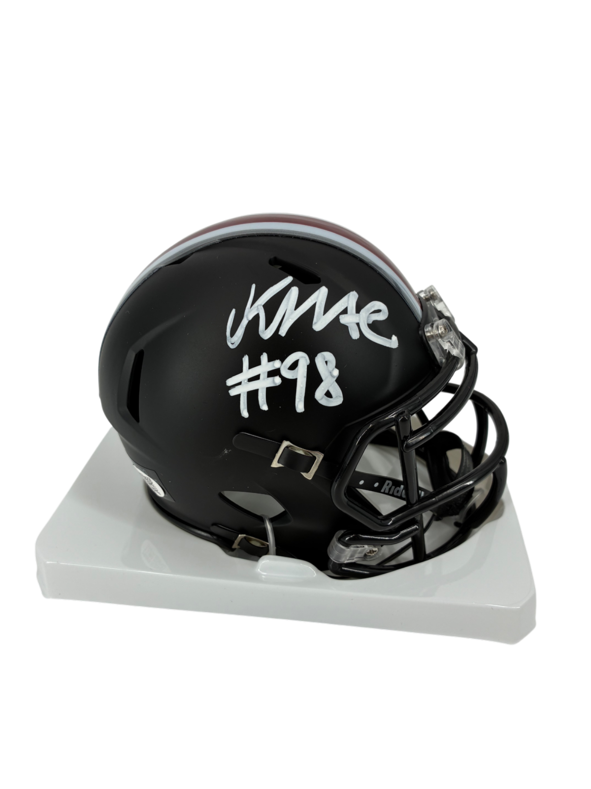 Kayden McDonald Signed Autographed Buckeyes Mini Helmet Prime Time Witness