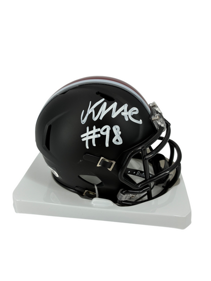 Kayden McDonald Signed Autographed Buckeyes Mini Helmet Prime Time Witness