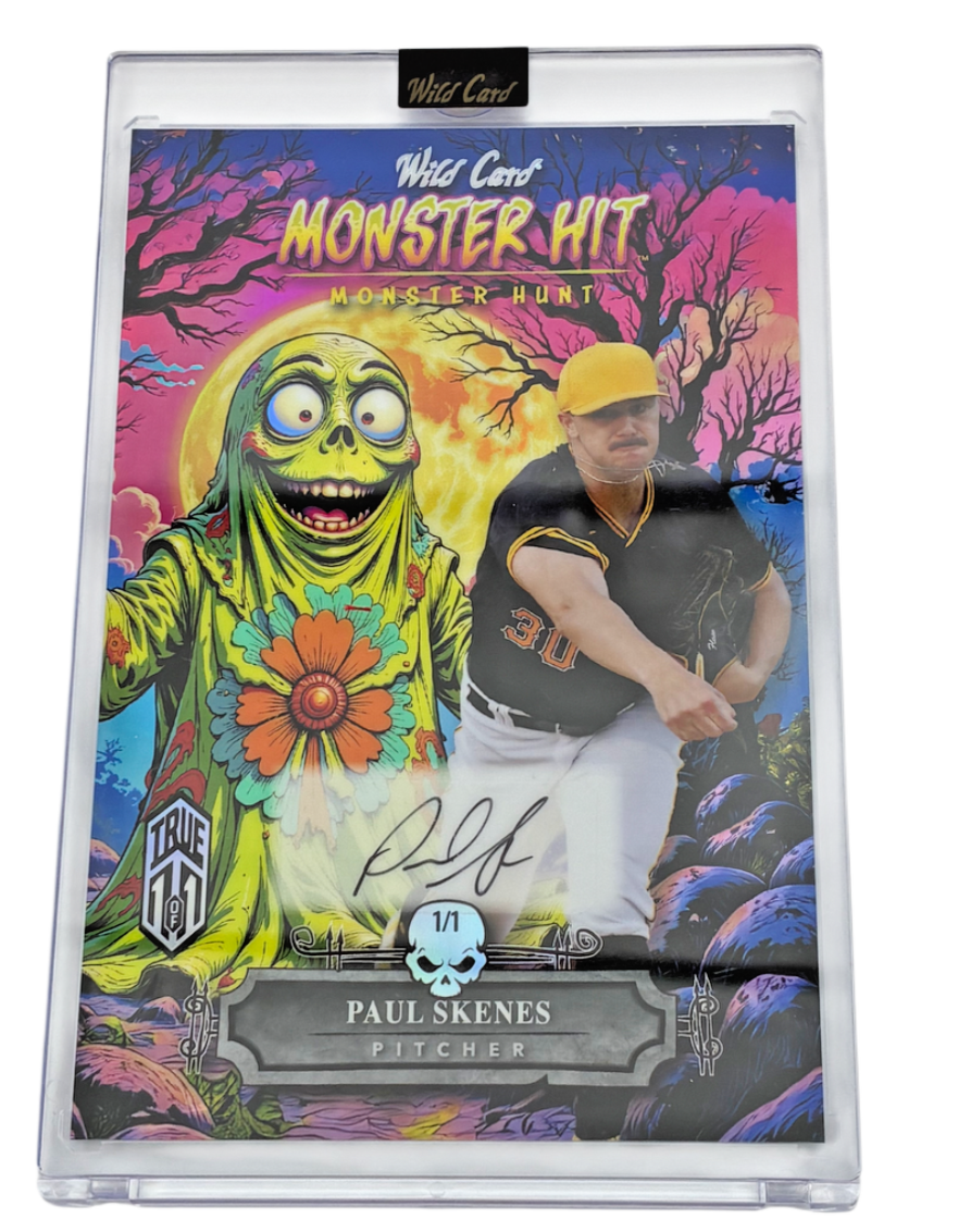 Paul Skenes Wild Card Monster Hit Monster Hunt 2025 Trading Card 1 of 1