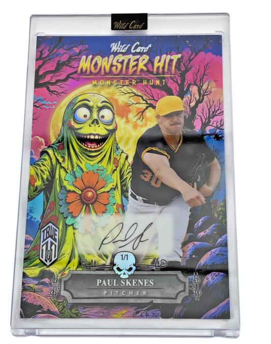 Paul Skenes Wild Card Monster Hit Monster Hunt 2025 Trading Card 1 of 1