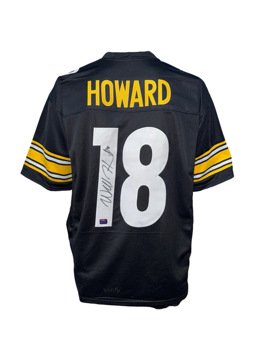 Will Howard Signed Autographed Steelers Custom Jersey PROVA COA