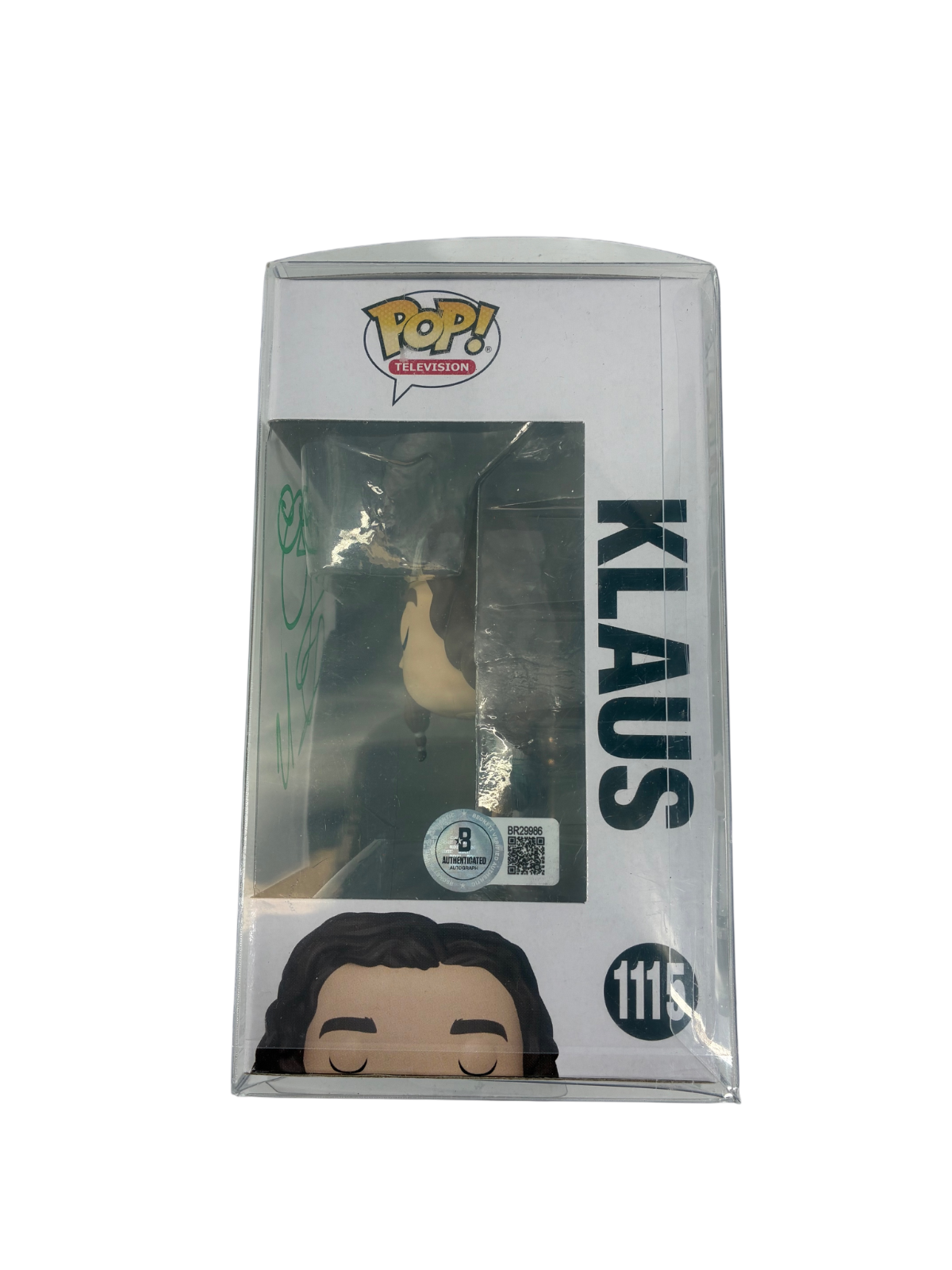 Robert Shehaan Signed Autographed Klaus Umbrella Academy Funko Pop #1115 BAS COA