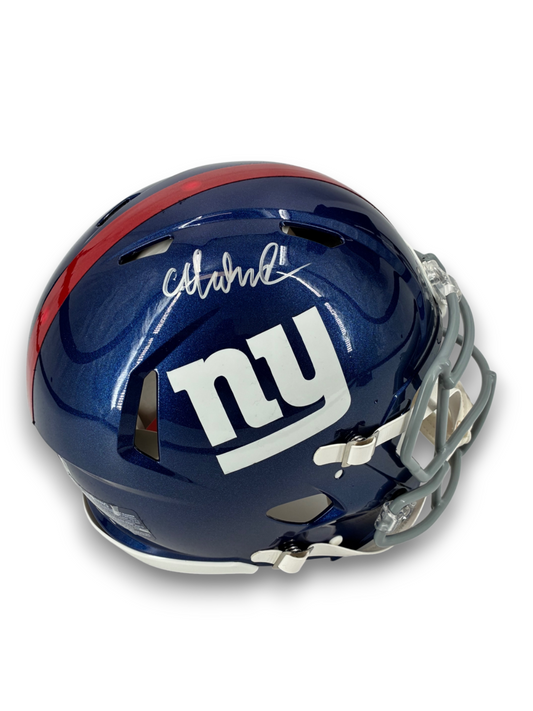 Abdul Carter Signed Autographed Giants Authentic Helmet Fanatics Authentic