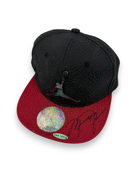 Micheal Jordan Signed Autographed Jordan Hat Upper Deck COA