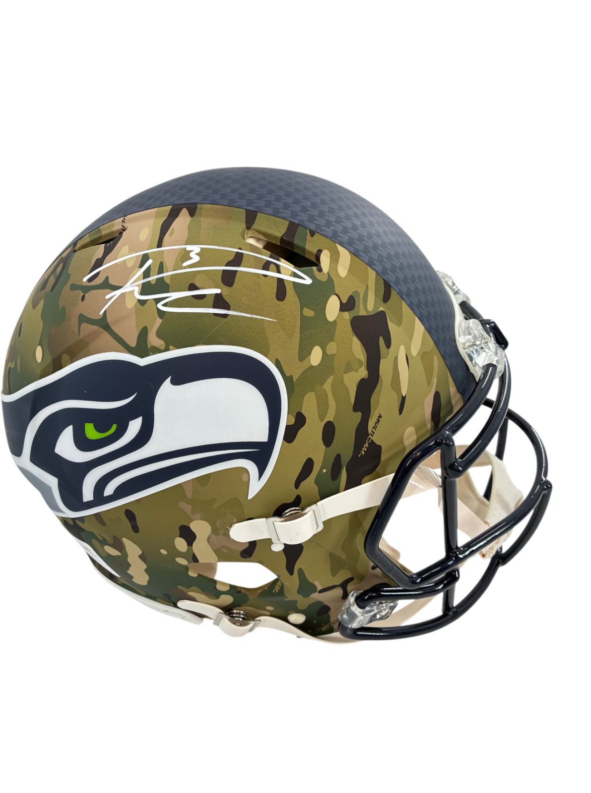Russell Wilson Signed Autographed Seahawks S2S FS Authentic Helmet Mill Creek