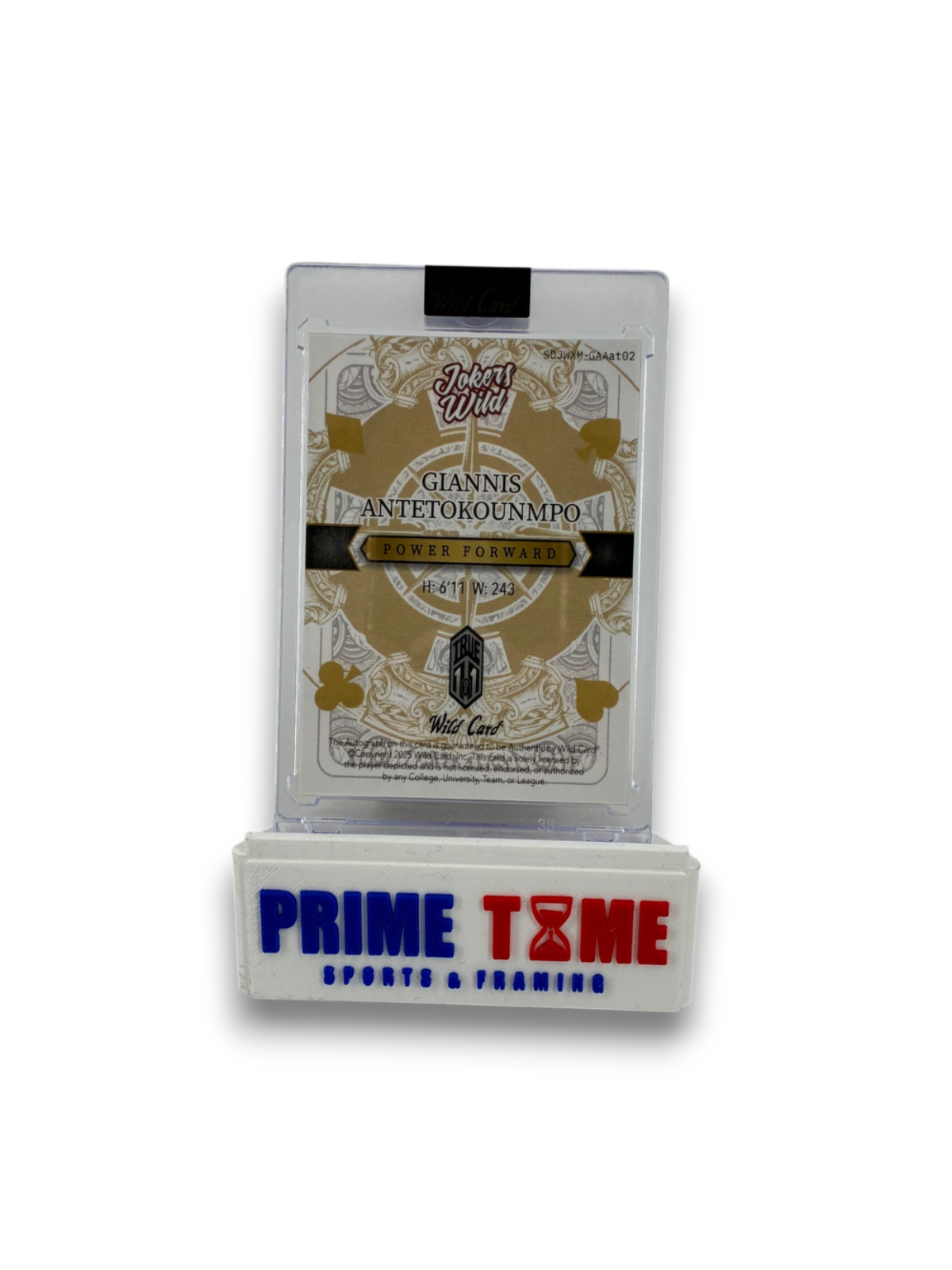 Giannis Antetokounmpo Bucks Auto Jokers Wild True 1 of 1