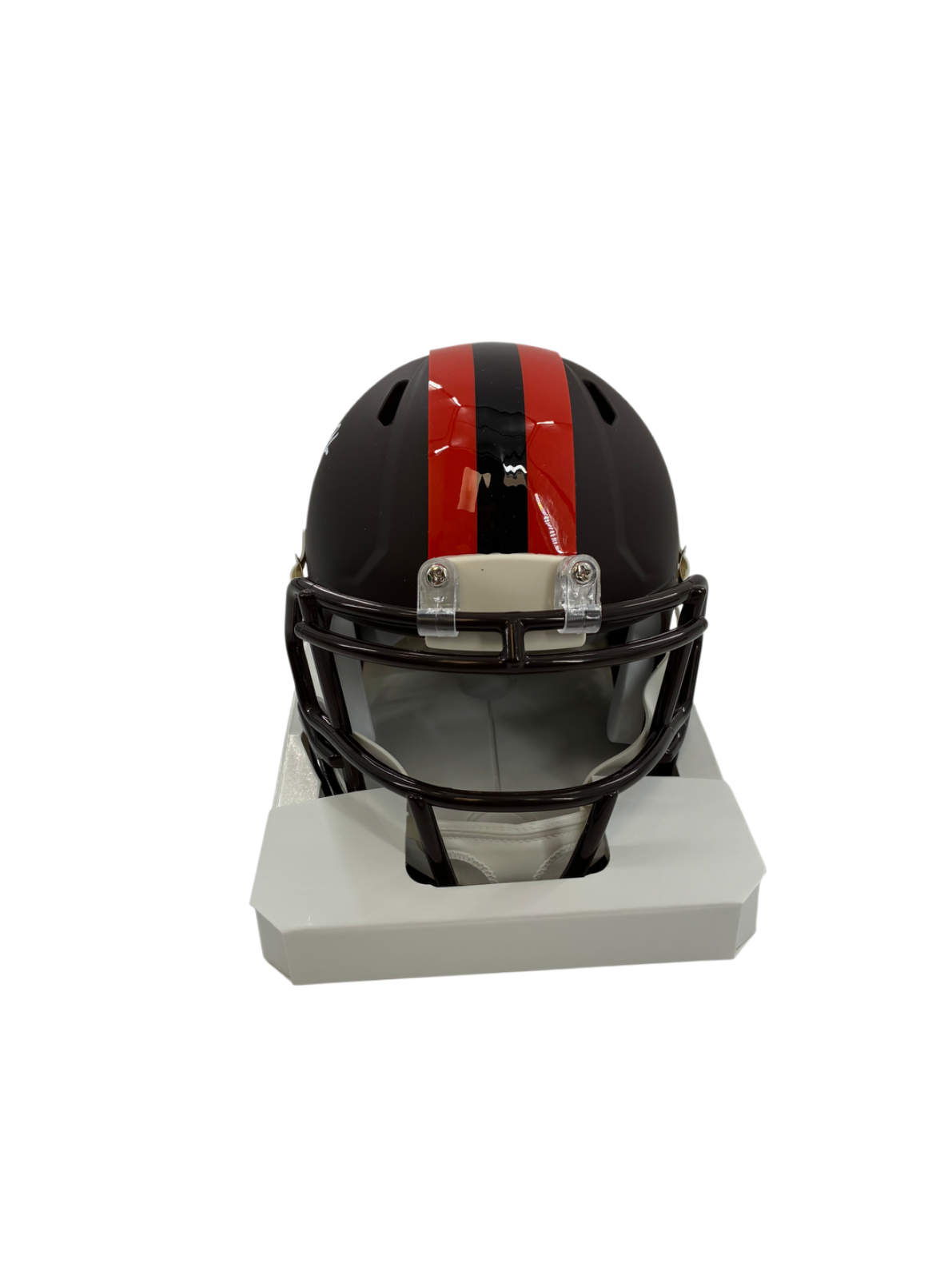 Mike Hall Signed Autographed Browns Mini Helmet Prime Time Witness