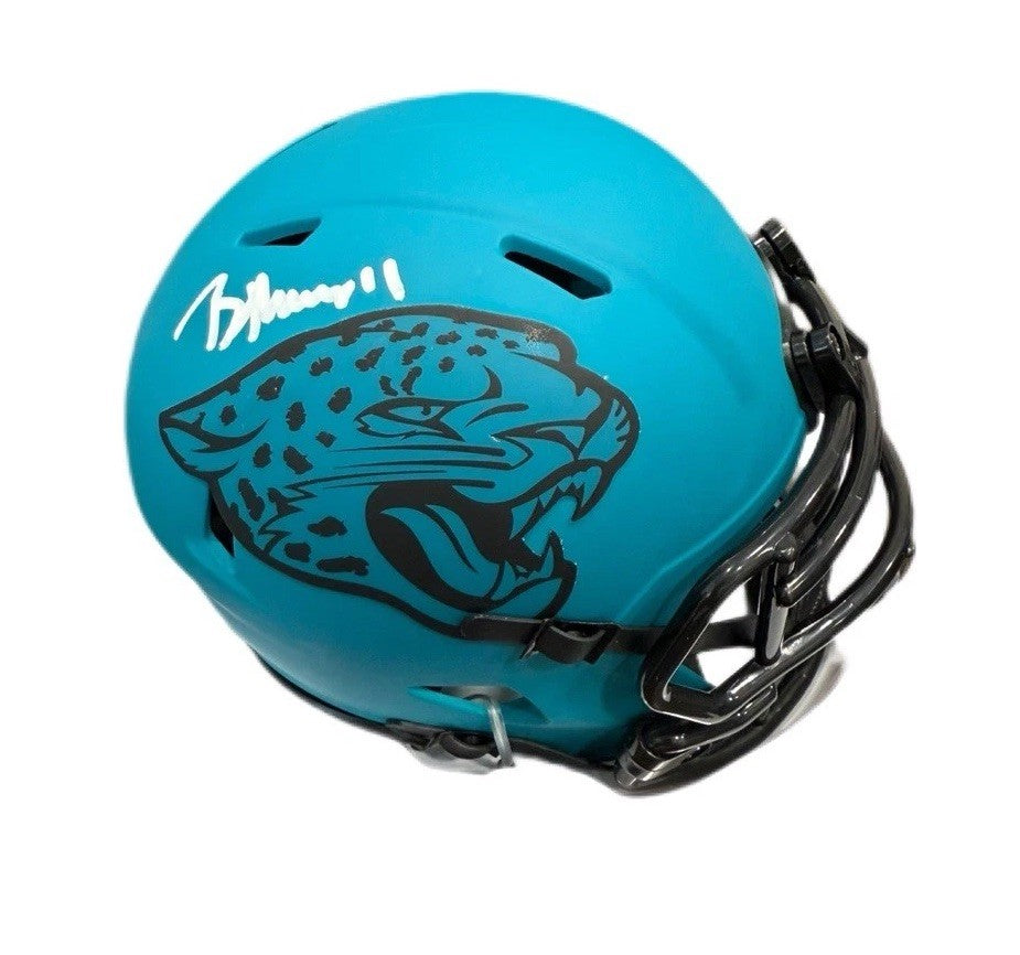 Brian Thomas Jr. Signed Autographed Jaguars Mini Helmet Rave Fanatics