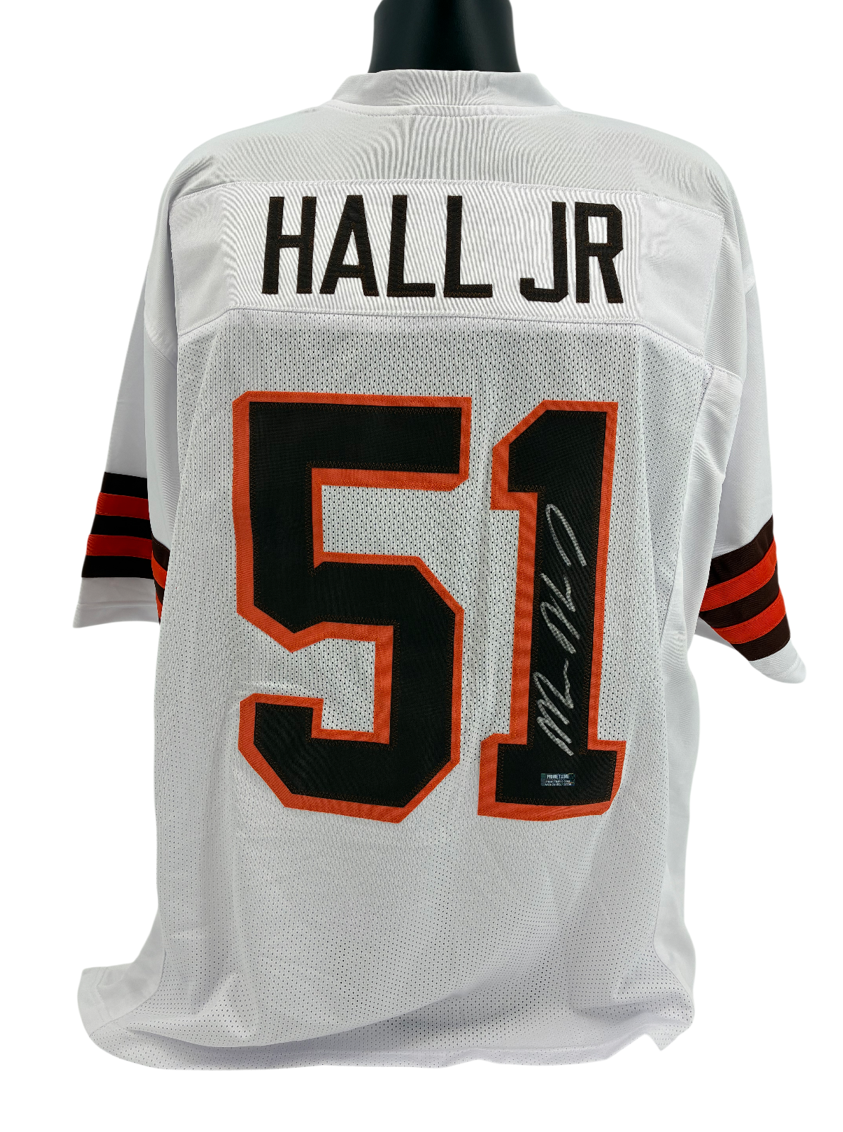 [レア] NFL クリーブランド・ブラウンズ　サイン入り　ユニフォーム[セール] Micheal Hall Jr. Signed Autographed Browns Custom Jersey Prime