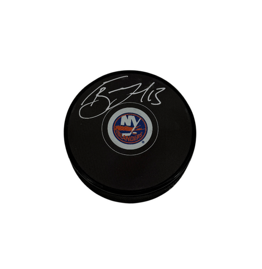 Mat Barzal Signed Autographed NHL Islanders Puck Fanatics Authentic