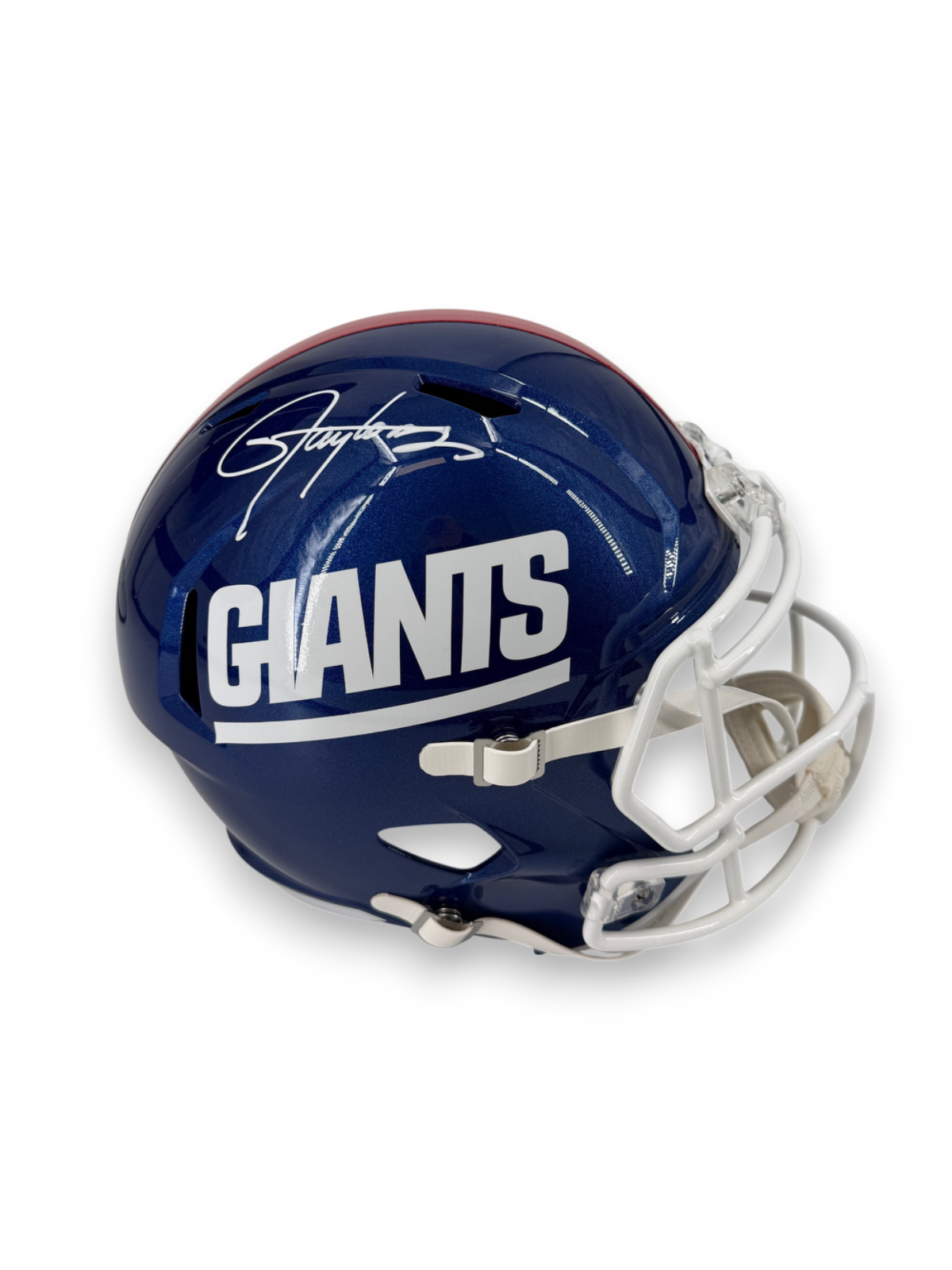 Lawrence Taylor Signed Autographed Giants Full Size Replica Helmet SWAU COA