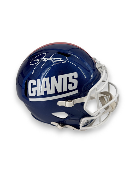 Lawrence Taylor Signed Autographed Giants Full Size Replica Helmet SWAU COA