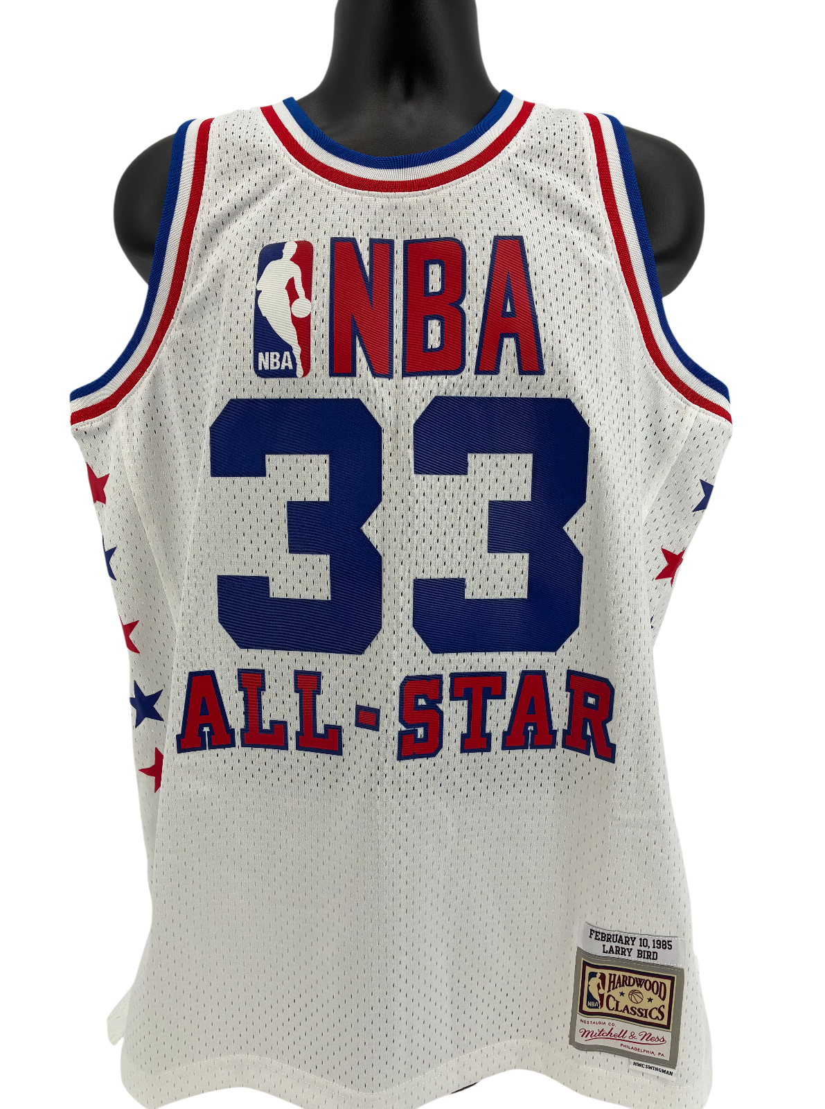 Larry Bird Signed Autographed All StarHardwood Classics Swingman Jersey JSA COA