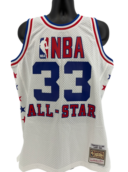 Larry Bird Signed Autographed All StarHardwood Classics Swingman Jersey JSA COA