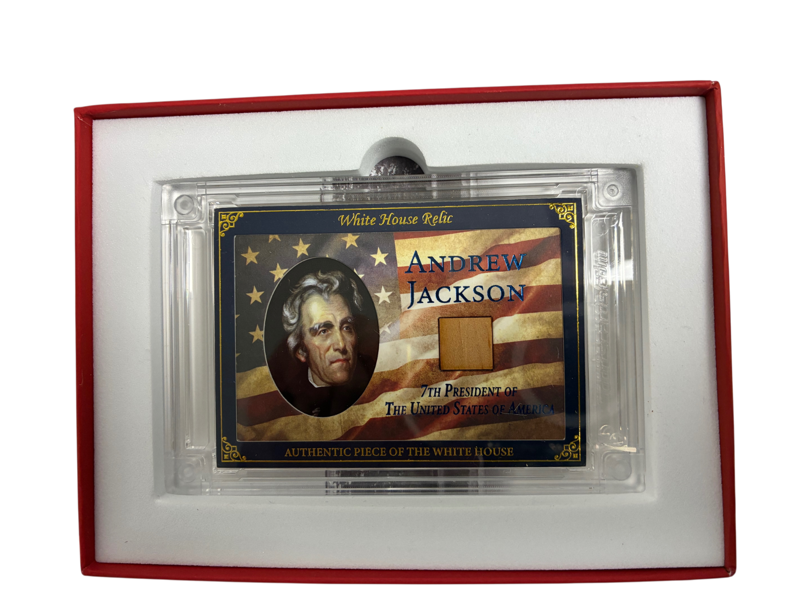 Andrew Jackson White House Relic Card President POTUS