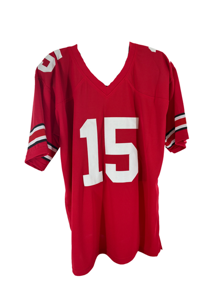 Chris Henry Jr Signed Autographed Buckeyes Custom Jersey Prime Time Witness