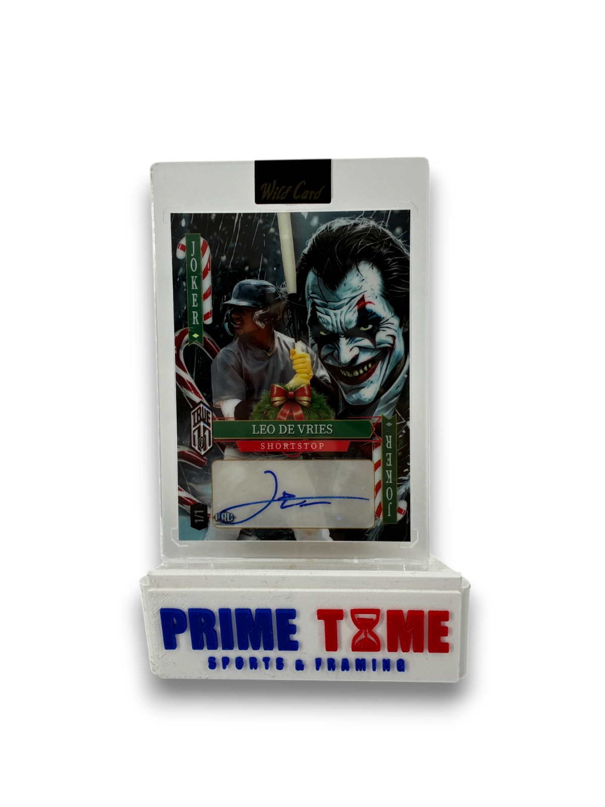 Wild Card Jokers Wild Holiday Leo De Vries 1/1 Auto