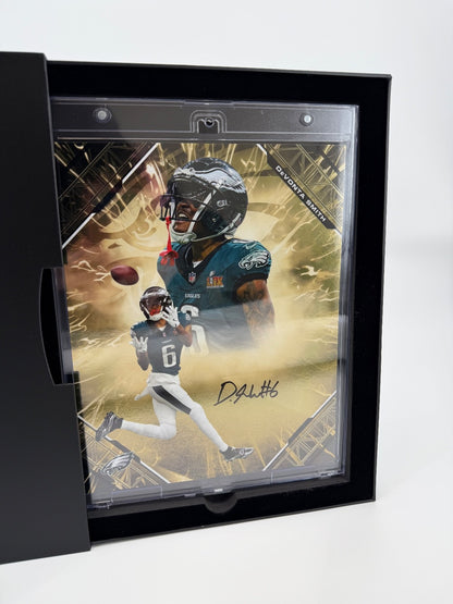 Devonta Smith Signed Autographed Eagles 8x10 Fanatics Emanate Authentic