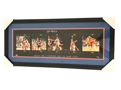 Julius Erving Dr. J. Signed Autographed Framed Photo Upper Deck COA