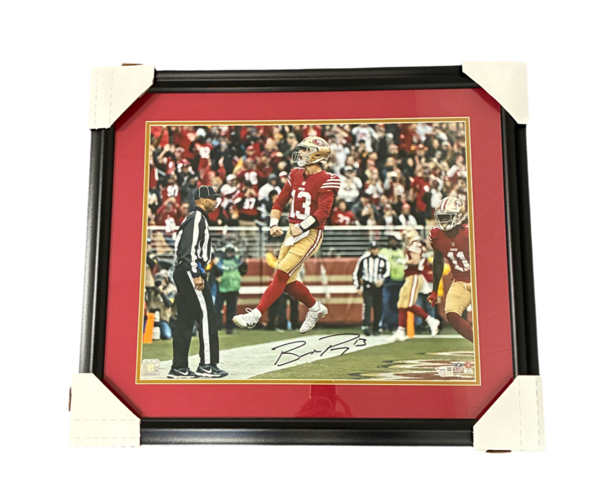 Brock Purdy Signed Autographed 49ers Custom Framed 16x20 Photos Fanatics
