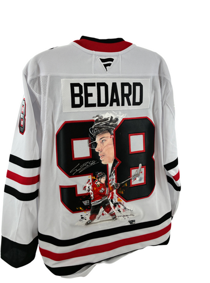 Connor Bedard Signed Autographed Blackhawks Jersey NHL Fanatics
