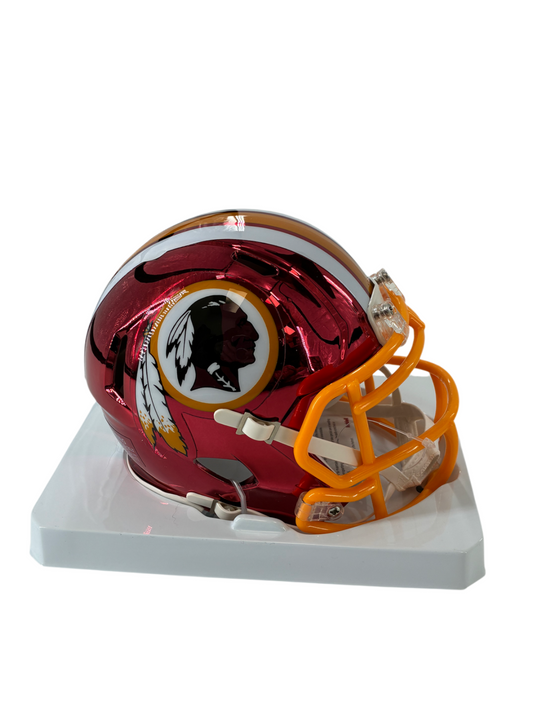 Washington Redskins Chrome Speed Mini Helmet New In Box