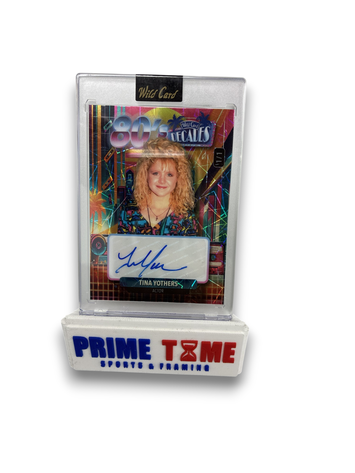 Tina Vothers Signed Autographed 80's Decades Wild Card