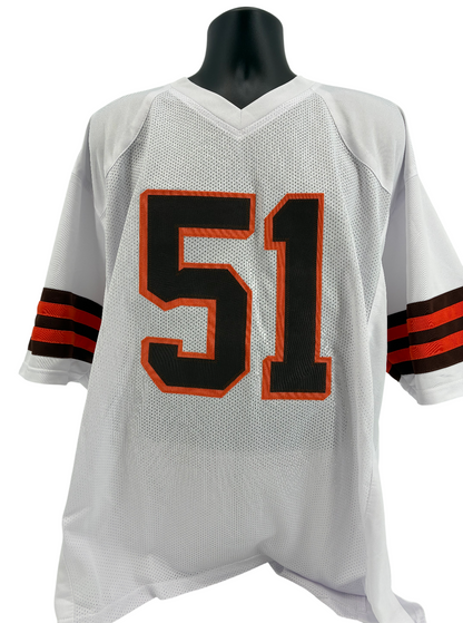 Micheal Hall Jr. Signed Autographed Browns Custom Jersey Prime Time Witness