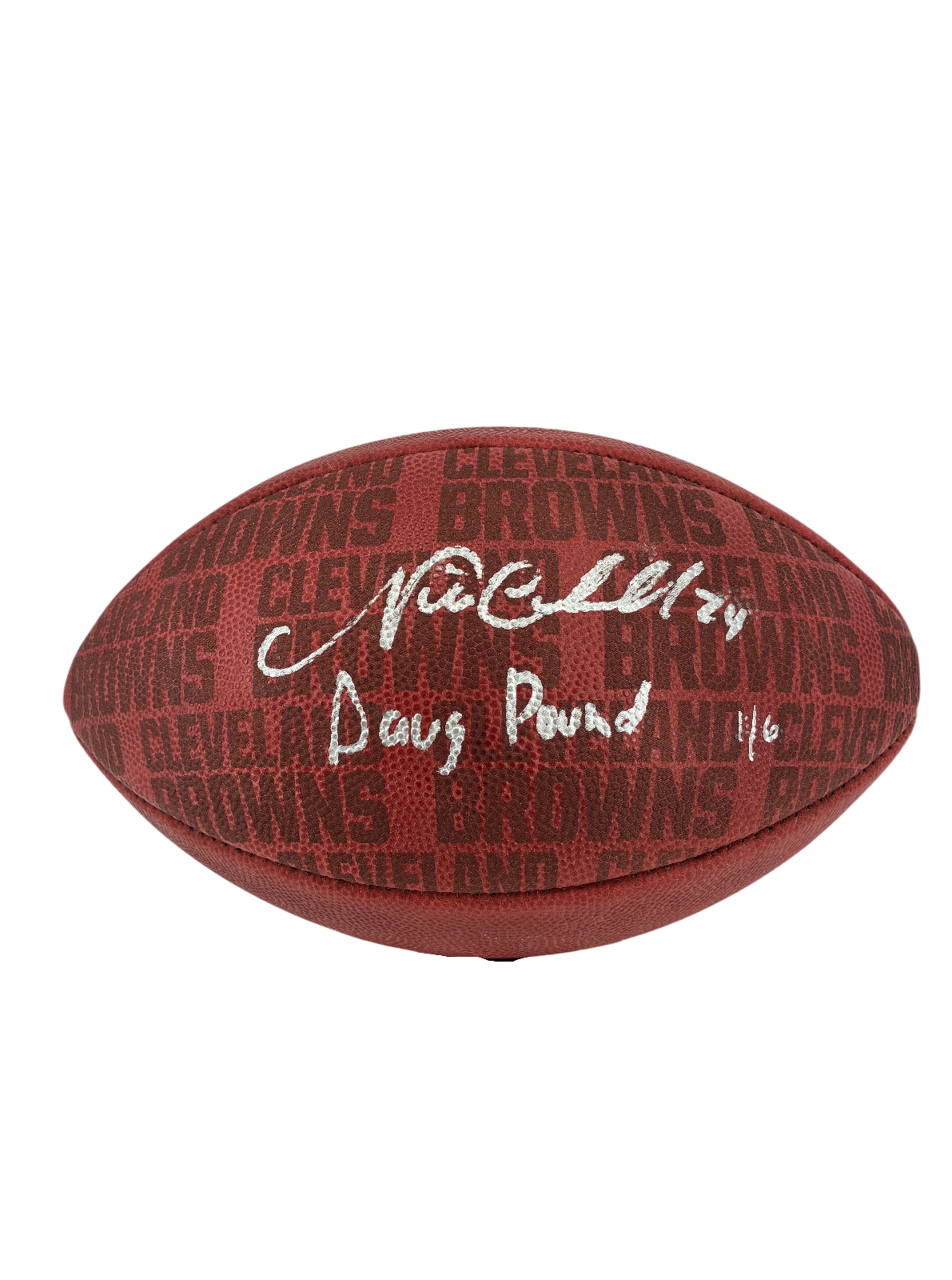 Nick Chubb Signed Autographed w/ Inscription Browns 1of6 Football Fanatics