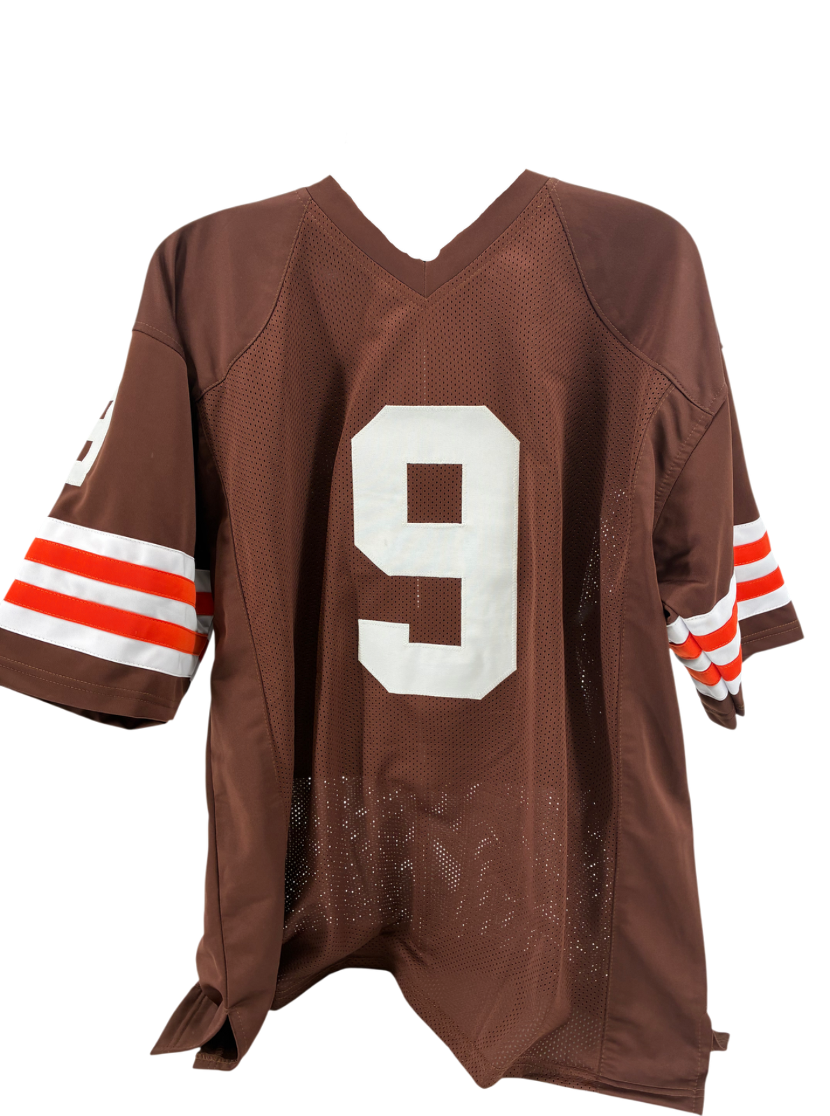 MATT BAHR CLEVELAND BROWNS SIGNED CUSTOM STITCHED JERSEY PRIME TIME WITNESS COA