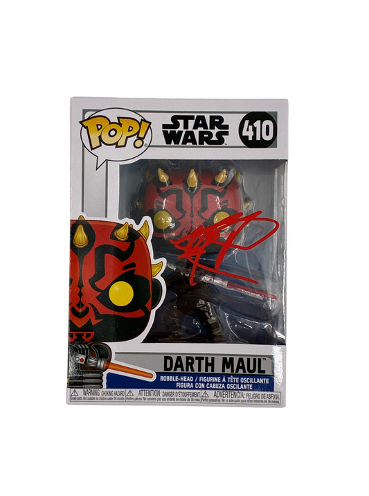 Ray Park Signed Autographed Star Wars Darth Maul Funk Pop 410 PSA COA
