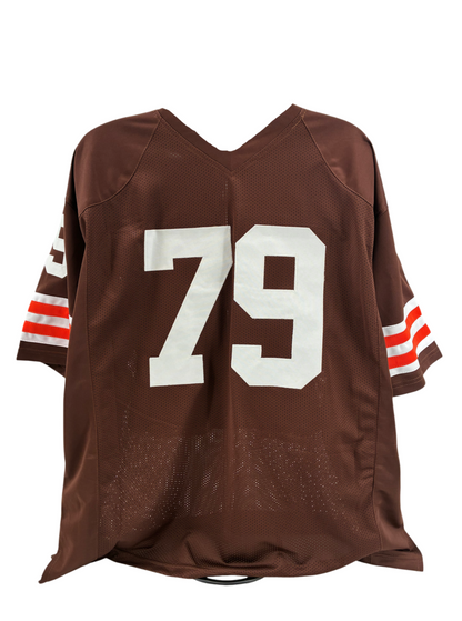 Bob Golic Signed Autographed Browns Custom Jersey Prime Time Witness