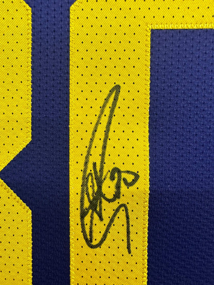 Stephen Curry Signed Autographed Warriors Jersey Custom Framed JSA COA