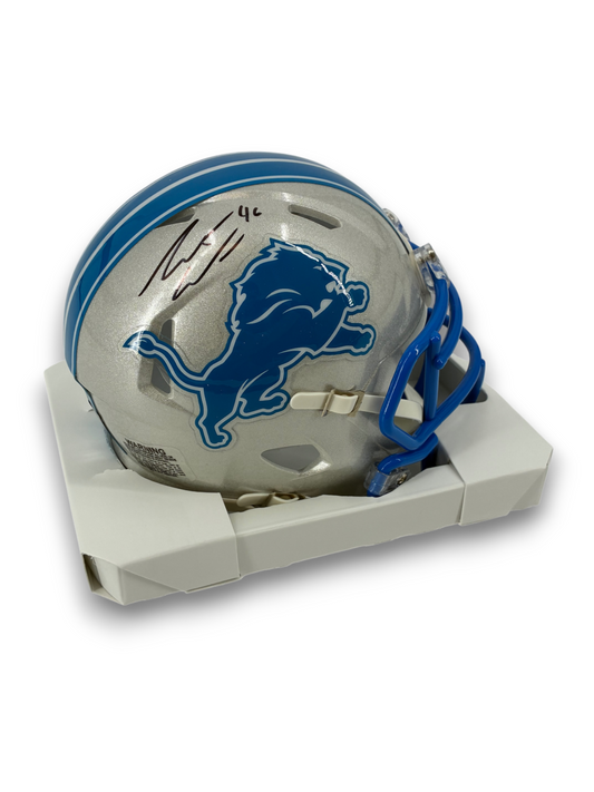Jack Campbell Signed Autographed Lions Mini Helmet Fanatics Authentic