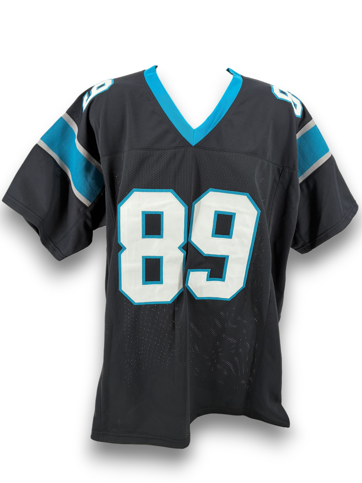 Steve Smith Sr. Signed Autographed Carolina Custom Black Jersey Radtke Sports