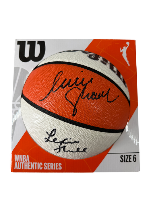 Sophie Cunningham Lexie Hull Signed Autographed Fever WNBA Basketball Prime Time