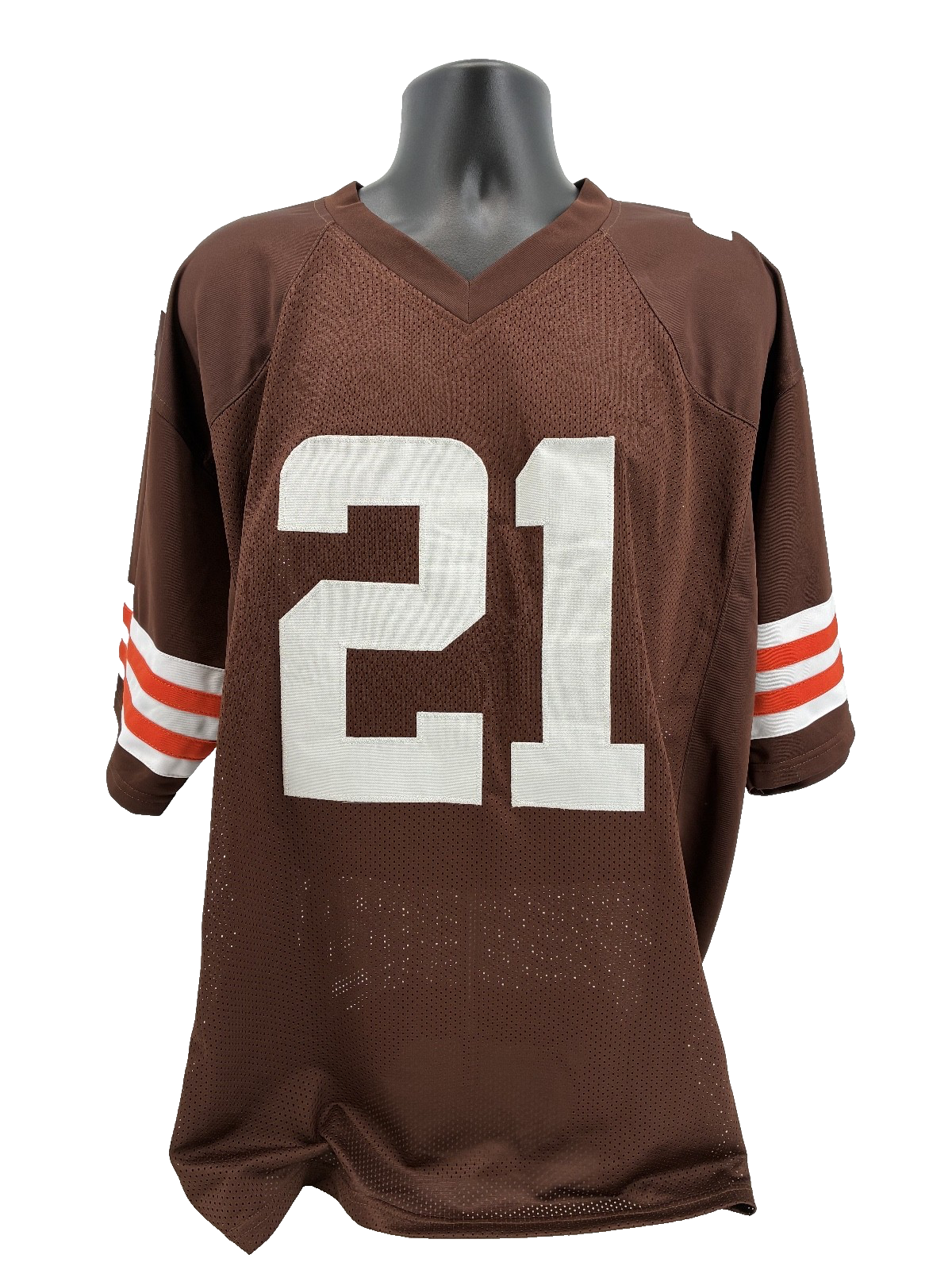 Denzel Ward Signed Autographed Browns Custom Jersey Prime Time Witness