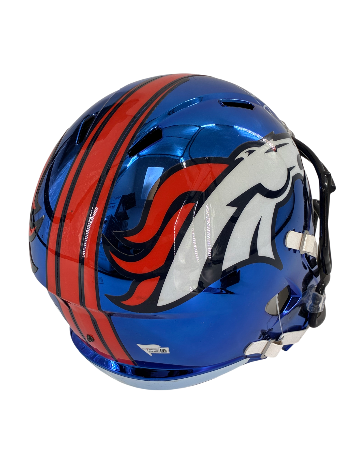 Peyton Manning Signed Autographed Broncos Chrome Speed Rep Helmet Fanatics COA
