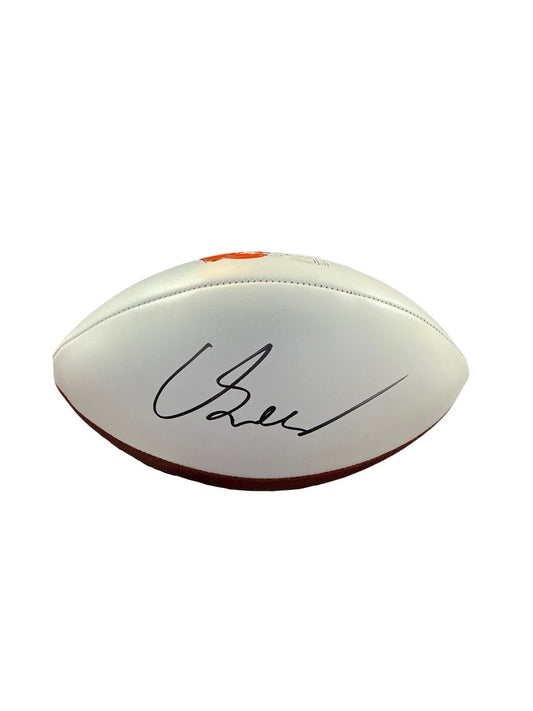 CARSON SCHWESINGER SIGNED AUTOGRAPHED BROWNS LOGO FOOTBALL COA