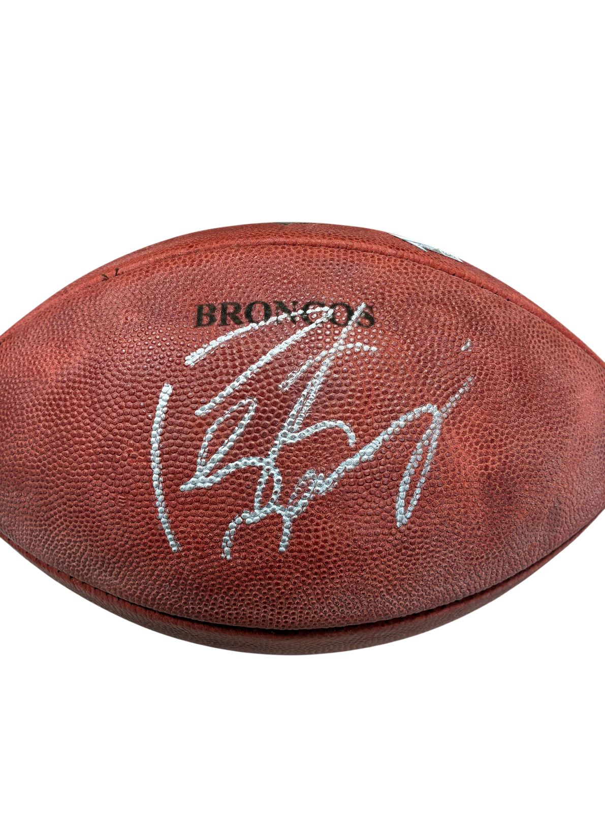 Peyton Manning Signed Autographed Broncos The Duke NFL Football Fanatics COA